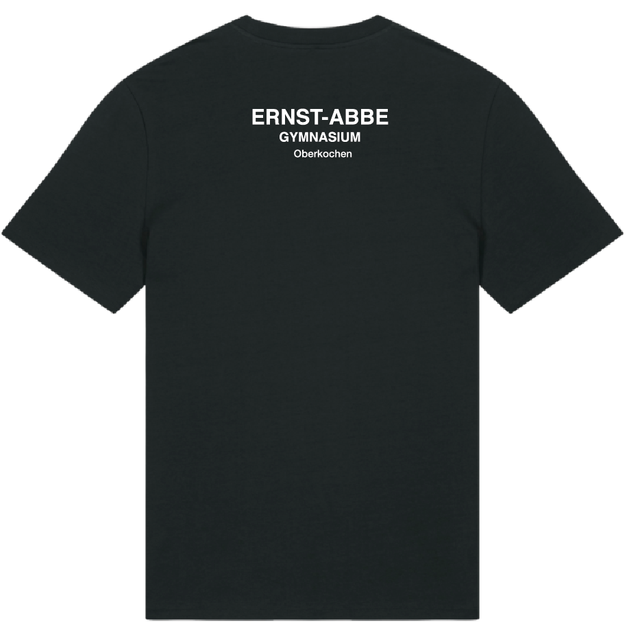 Unisex-T-Shirt - Black - Konterfei klein vorne - XS