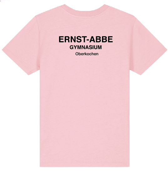 Kinder-T-Shirt - Cotton Pink - Konterfei klein vorne - 9-11 Jahre (134cm-146cm)