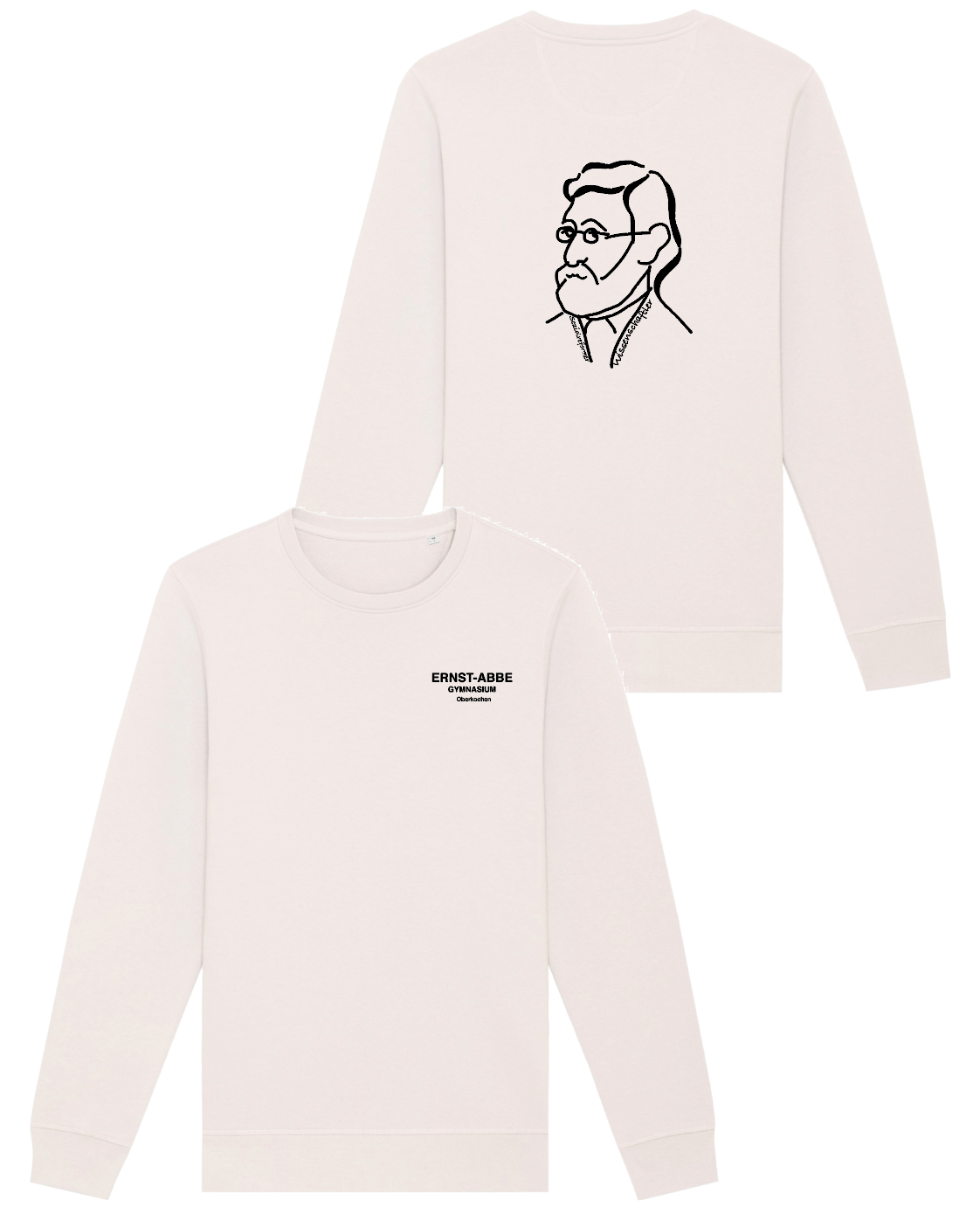 Unisex-Sweatshirt - Sky Blue- Konterfei klein vorne - S