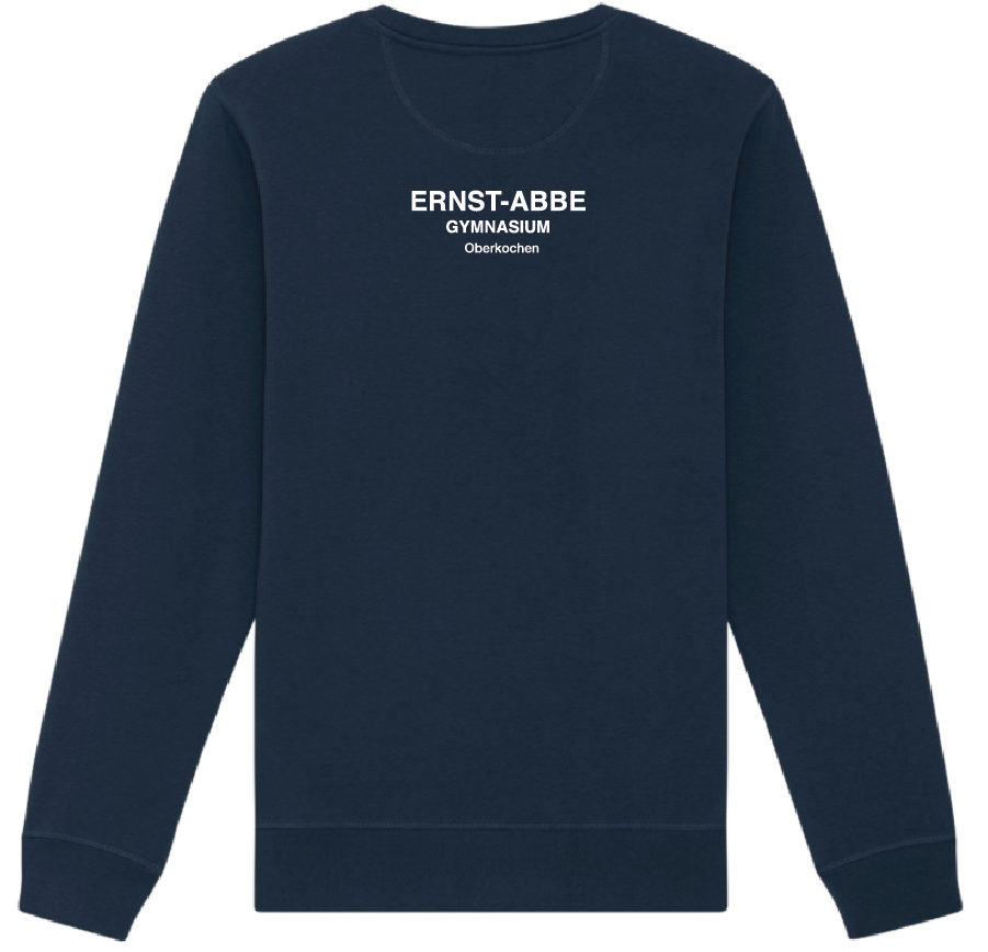 Unisex-Sweatshirt - French Navy - Konterfei klein vorne - XS