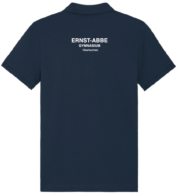 Kinder-Polo-Shirt - White - Konterfei groß hinten - 9-11 Jahre (134cm-146cm)